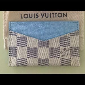 SOLD NWT Louis Vuitton Cardholder Damier Azur